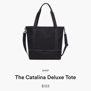 Lo & Sons Catalina Deluxe Tote- Black NWOT